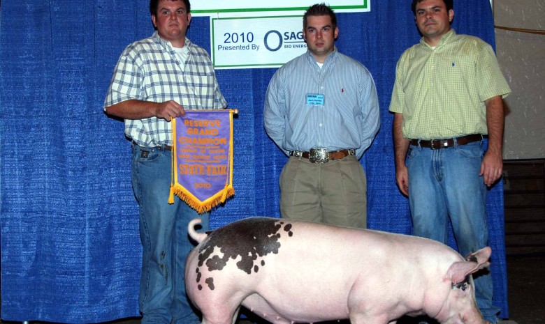 2010 Reserve Grand Champion Open Market Hogs Virginia State Fair