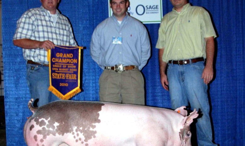 2010 Grand Champion Open Market Hogs Virginia State Fair