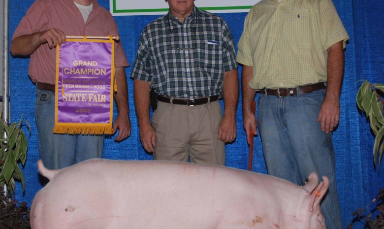 2009 Grand Champion Open Market Hogs Virginia State Fair