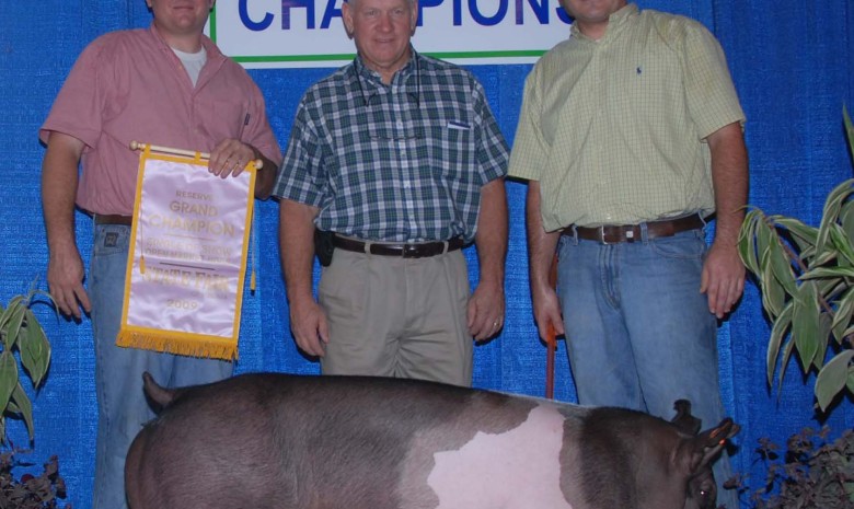 2009 Reserve Grand Champion Open Market Hogs Virginia State Fair