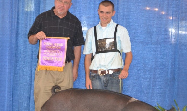 2011 Overall Grand Champion Breeding Gilt Virginia State Fair