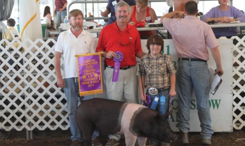 2011 Virginia Beach 4-H Livestock Show – Grand Champion Hog