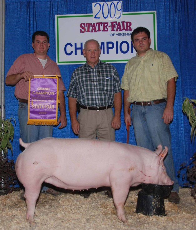2009 Grand Champion Open Market Hogs Virginia State Fair