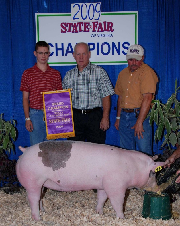 2009 Grand Champion Single Youth Market Hogs Virginia State Fair