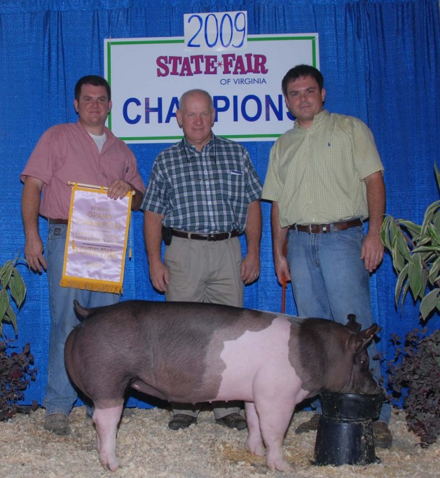2009 Reserve Grand Champion Open Market Hogs Virginia State Fair