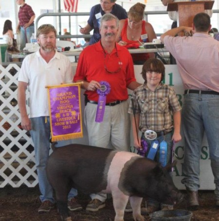 2011 Virginia Beach 4-H Livestock Show – Grand Champion Hog